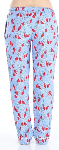 Vista 2 de PajamaMania - Pantalón de pijama para mujer, de franela de algodón, con bolsillos