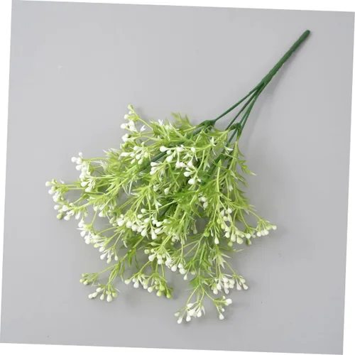 Vista 4 de IMIKEYA Rtificial decoración de plantas simuladas conjunto 4pcs vegetación falsa para decoración casera para fiesta