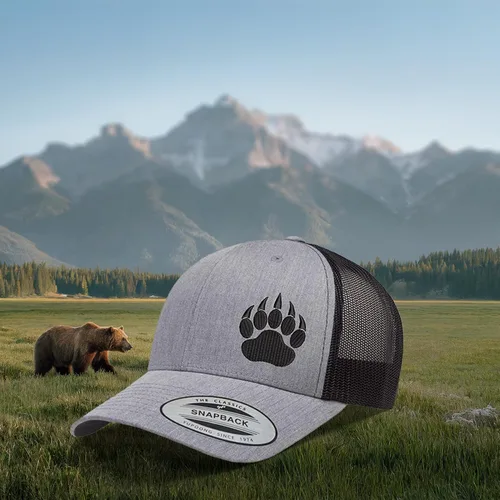 Vista 5 de Gorra bordada de malla con espalda de malla para hombre y mujer