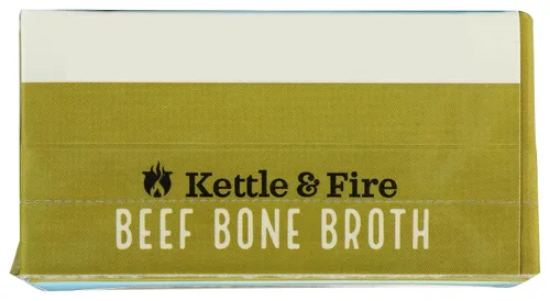 Vista 4 de Kettle & Fire Caldo de hueso de carne de agricultura regenerativa, 16.9 oz