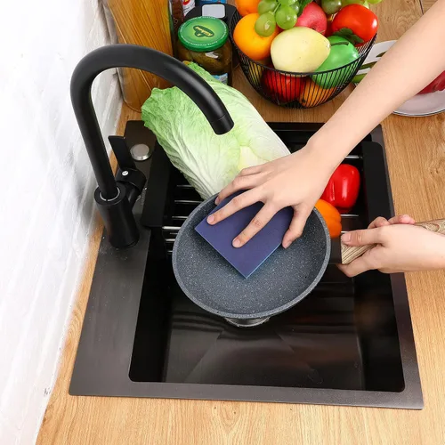 Vista 6 de 24 esponjas de lijado azul ultra grano, bloques de lijado para paneles de yeso, esponja lavable reutilizable para modelos de cerámica, manualidades