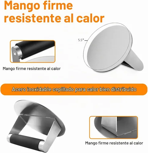 Vista 2 de Kit de accesorios para parrilla BBQ - Juego de 20 herramientas de barbacoa de acero inoxidable para Blackstone con espátula de parrilla, cubierta