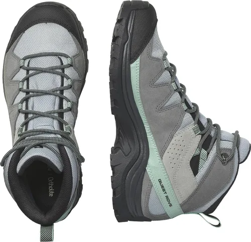 Vista 4 de Salomon Botas de piel de ante impermeables Quest Rove Gore-Texas para mujer