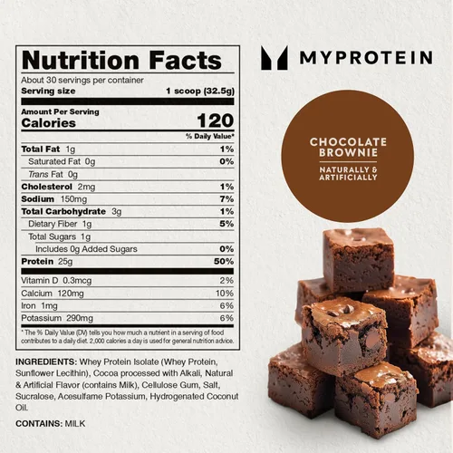 Vista 8 de Myprotein Impac - aislado de proteína de suero, 1