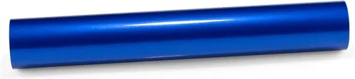 Vista 2 de 2 unidades de 4 x 8 pulgadas (3.9 in x 7.9 in) de muestra brillante metálico azul real brillante vinilo adhesivo auto auto hoja película película