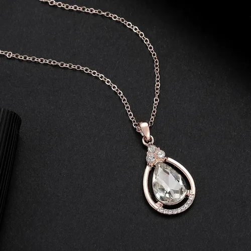 Vista 4 de Bridesmaid Jewelry Set for Women Girls, 1-4-6-8 Sets Necklace Earring Set for Wedding, Best Bridesmaid Gifts,18K Gold or Rose Gold or Silver Plated