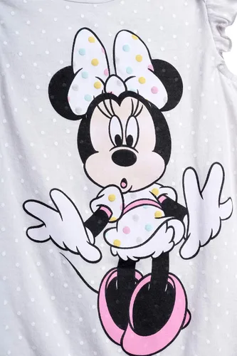 Vista 3 de Disney Mameluco de Minnie Mouse para bebé, 4 piezas, para recién nacido (0-24 meses)