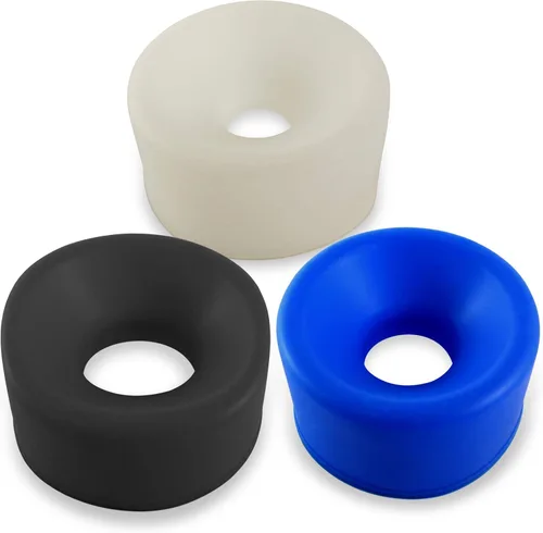 Vista 25 de LeLuv Funda de bomba de pene de alta calidad, anillo de junta de silicona, sello de succión seguro, ajuste ergonómico, material de silicona premium