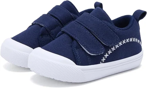 Vista 18 de BMCiTYBM Zapatos de lona para bebé para niños y niñas, zapatillas para caminar Negro (72-Black)