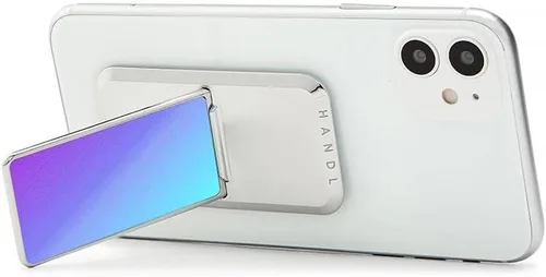 Vista 4 de HANDL New York - Azul y Morado Iridiscente - HandLstick x POPL Grip y Soporte para Smartphone