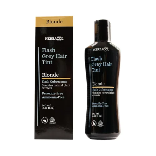 Vista 2 de Herbacol Cubierta de cabello gris rubio "Flash" Sin amoníaco ni peróxido Herbacol Rubio "Flash" Cubrecanas Sin Amoniaco ni Peroxido 8.1