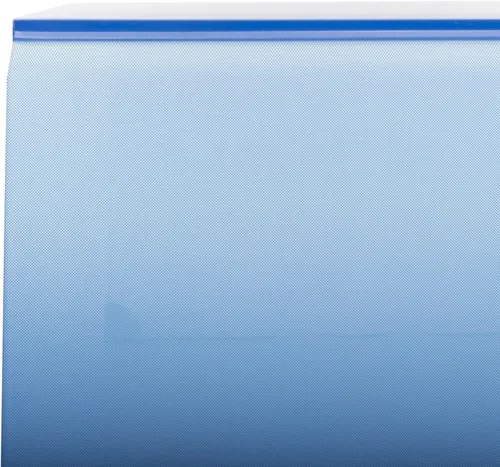 Vista 4 de Safavieh Home Crysta Mesa de centro de cristal transparente y azul Ombre