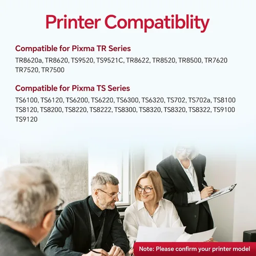 Vista 2 de Cartucho de tinta PGI-280XXL/CLI-281XXL Paquete de 5 colores de repuesto para cartuchos de tinta Canon 280 281 Funciona con impresoras PIXMA TR8620a
