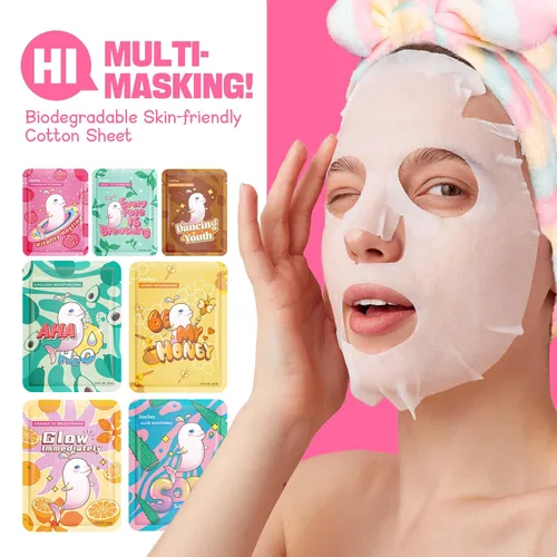 Vista 2 de ZealSea Mascarillas faciales para el cuidado de la piel, mascarillas faciales para mujeres para el cuidado de la piel, mascarillas de belleza