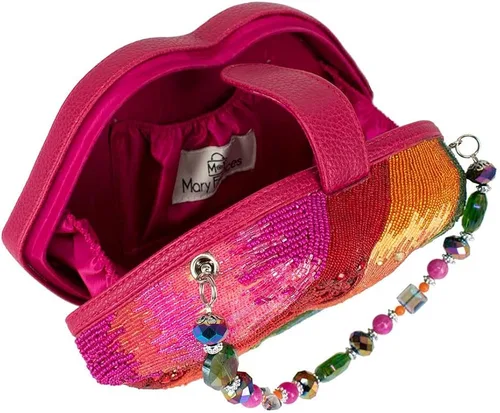 Vista 6 de Mary Frances Mary Frances Rainbow Kisses - Bolso de mano con asa superior multicolor talla única de EE UU Multi