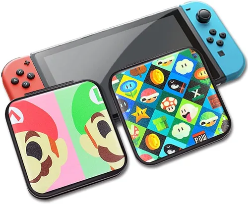 Vista 25 de PERFECTSIGHT Funda para tarjetas de juego de 48 interruptores para Nintendo Switch OLED/ Lite 48 funda de cartucho para tarjetas de juego y tarjetas