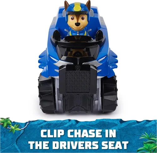 Vista 7 de Paw Patrol Jungle Pups, vehículo Chase Tiger, camión de juguete con figura de acción coleccionable, juguetes para niños y niñas a partir de 3 años