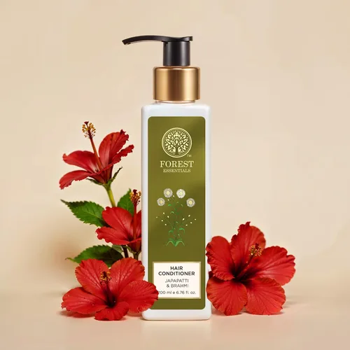 Vista 2 de Forest Essentials Acondicionador Capilar, Japapatti y Brahmi, 6.8 fl oz