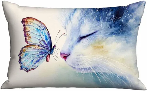 Vista 13 de Mugod Funda de cojín con diseño de bandera estadounidense a rayas y estrellas, funda de almohada para cama, sofá, oficina, decoración de 20 x 30