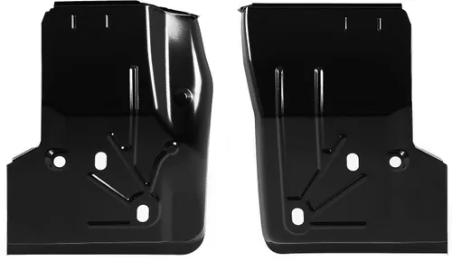 Vista 6 de KUAFU Sartenes delanteros compatibles con Jeep TJ Wrangler 1997-2006 de 2 puertas, color negro, lado del conductor y lado del pasajero, izquierda