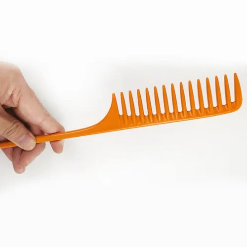 Vista 6 de Peines anchos con fibra de carbono Pintail para niñas barberos anti