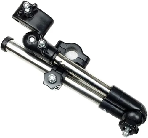 Vista 7 de Xiaokeis Soporte para sombrilla de bicicleta, soporte de paraguas para cochecito, soporte de montaje de bicicleta de acero inoxidable, soporte