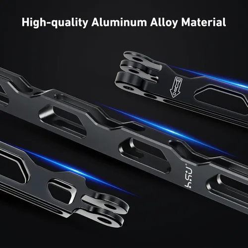 Vista 4 de HSU Brazo de extensión para GoPro, soporte de brazo de extensión de palo de casco de poste de aluminio