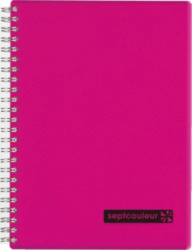 Vista 4 de Maruman Septcouleur - Cuaderno de espiral, 160 páginas, tamaño A5 Amarillo