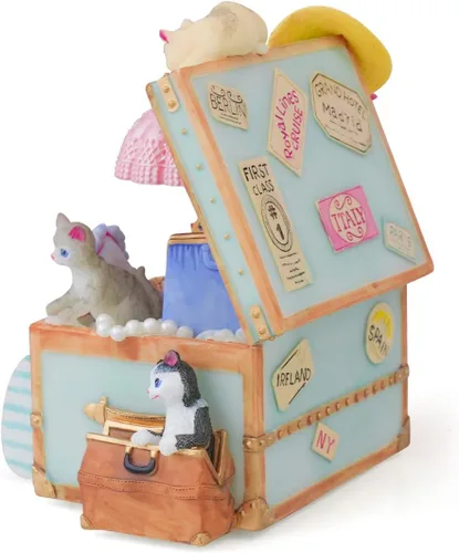 Vista 3 de Caja de música para gatos, regalo para esposa, hija, niñas, mujeres, novia, regalos para cumpleaños, aniversario, San Valentín, gatos, cajas