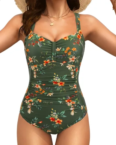 Vista 15 de Tempt Me Trajes de baño de una pieza con control de abdomen Negro