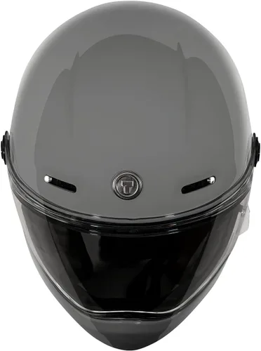 Vista 4 de Casco Torc T-9 Retro de Cara Completa Deep Stage gris (Gloss Grey)