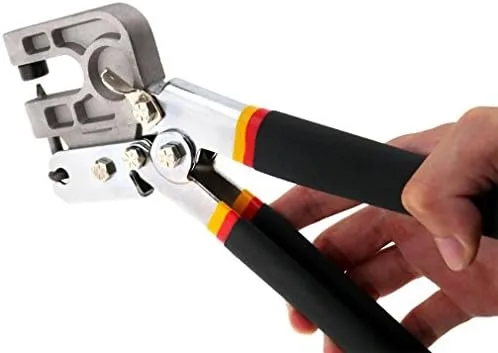Vista 2 de Pinzas Metal Punch Lock Drywall Herramienta de mano de una sola mano quilla Stud Crimper 10