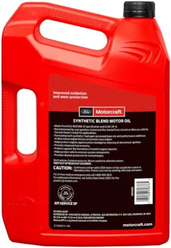 Vista 3 de Mezcla de aceite sintético para motor de primera calidad SAE 5W-20 original para Ford