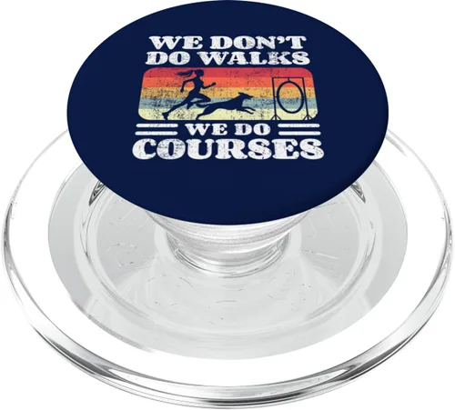 Vista 7 de Agility Handler - Dog Agility Courses - Humor Dog Agility PopSockets Adhesive PopGrip