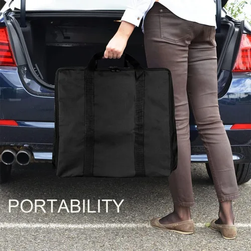 Vista 3 de Bolsa de transporte y cubierta para parrilla de mesa Blackstone de 22 pulgadas con capucha, para Pit BOSS PB336GS Camp Chef, para parrillas Royal