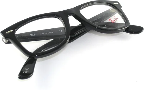 Vista 3 de Ray-Ban Wayfarer RX5121 - Marco cuadrado para gafas graduadas, color negro y lente de demostración, 1.969 in