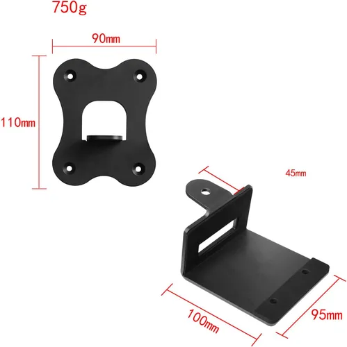 Vista 8 de Soporte para Sonos Era 300 Soporte de pared Sonos Era 300 Accesorios con gestión de cables integrada, estante de accesorios para altavoces de hogar