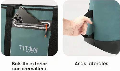 Vista 7 de Titan 30 - Bolsa enfriadora de latas, mantiene el hielo hasta 3 días