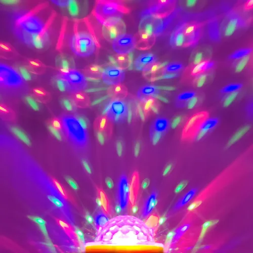 Vista 5 de 2 luces LED de discoteca para pulsera, 5 modos, estroboscópico, ambiente para decoración de habitación, automóvil, cumpleaños, boda, club, Navidad