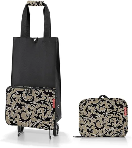 Vista 3 de reisenthel foldabletrolley Barroco Marble - Plegable, compacto carrito de compras - Fácil de almacenar