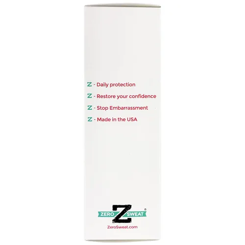 Vista 6 de ZeroSweat Loción desodorante antitranspirante al 20% Tratamiento de hiperhidrosis de fuerza clínica - Reduce la sudoración facial y corporal