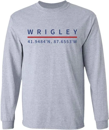 Vista 2 de Wrigley Field Coordinates Camiseta de manga larga