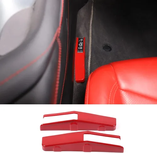 Vista 9 de Cubierta de interruptor de apertura forzada para puerta, compatible con Chevrolet Corvette C8 Stingray 2020-2026, accesorios adhesivos