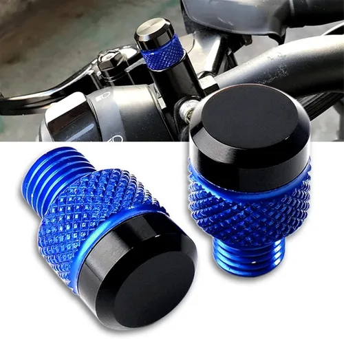 Vista 2 de TCHAU Bodywork Kits for MT 07 09 10 MT07 MT09 SP MT10 FZ09 FZ 07 FZ 09 FZ07 Motorcycle Accessories M10*1.25 CNC Aluminum Mirror Hole Plugs Screws