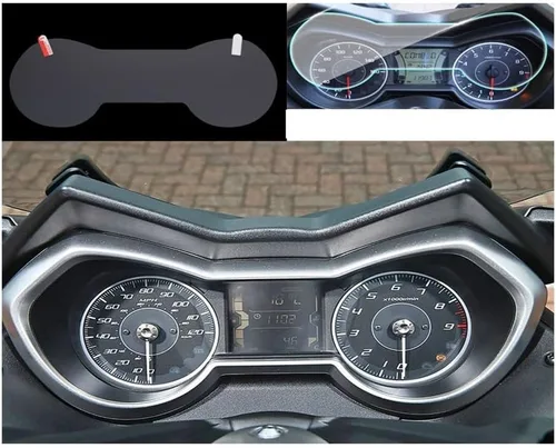 Vista 2 de LAHTI Protector de pantalla de salpicadero para Yamaha y AHA XMAX250 XMAX300 X-MAX XMAX 300 XMAX 250 400 125 2017-2019 Protector de pantalla