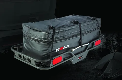 Vista 3 de Bolsa de carga para vehículo ROLA 59102 Wallaroo, impermeable, portaequipaje ampliable para acople, negro