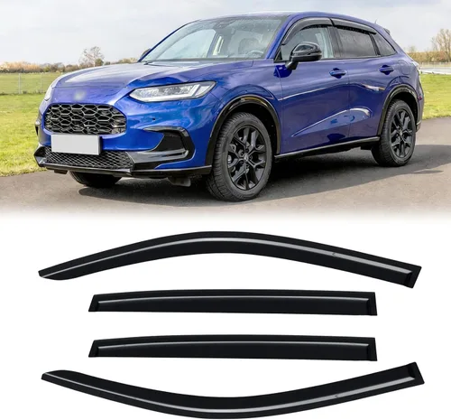 Vista 66 de Protectores de lluvia en canal para Jeep Grand Cherokee L 2021-2026, protectores de visera de ventana, deflector de ventilación, sombra viento humo