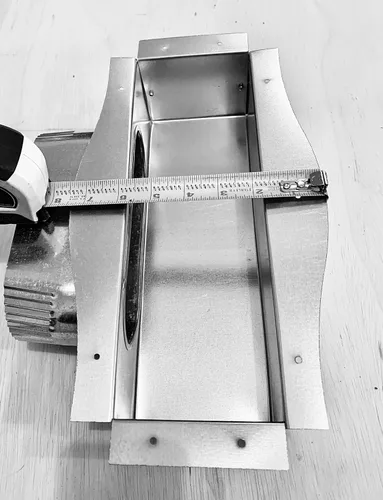 Vista 6 de Kit de conductos premontados para debajo del gabinete - Kit de ventilación de piso