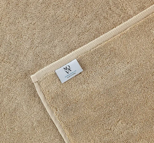 Vista 4 de NOVA Luxury Linen - Juego de toallas turcas de calidad de hotel para baño (juego de 4 toallas de mano, beige arena cálida)