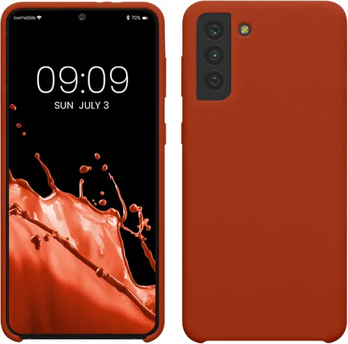 Vista 11 de kwmobile Funda compatible con Samsung Galaxy S9 - Funda de silicona TPU con acabado suave - Blue Reef